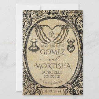 招待の日付の保存 | ゴシック | 暗色学界 招待状