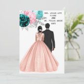 招待の日付の保存 招待状 (スタンド正面)