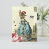 招待の返信 出欠カード (スタンド正面)