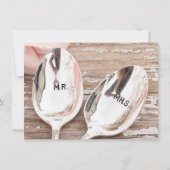 招待または受諾カードの結婚 招待状 (正面)