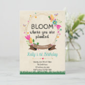 招待を受ける開花 招待状 (スタンド正面)