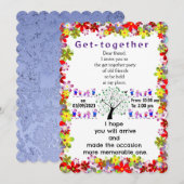 招待を集める 招待状 (正面/裏面)