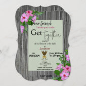 招待を集める 招待状 (正面/裏面)