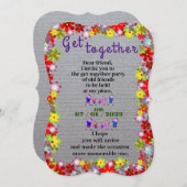 招待を集める 招待状 (正面/裏面)