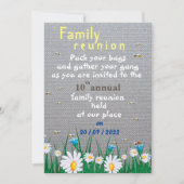 招待を集める 招待状 (正面)