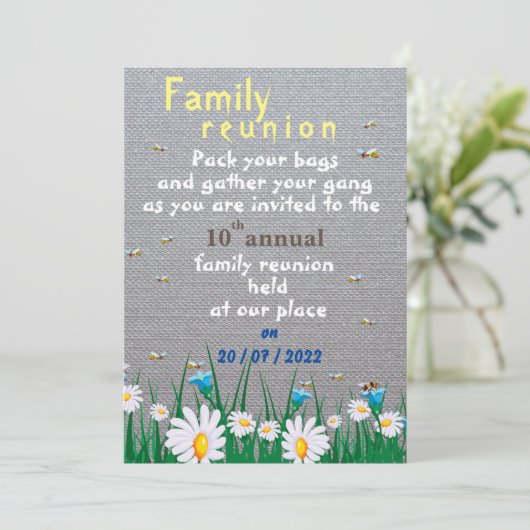 招待を集める 招待状 (スタンド正面)