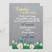 招待を集める 招待状 (正面/裏面)