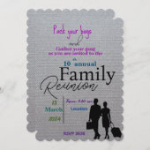 招待を集める 招待状 (正面/裏面)