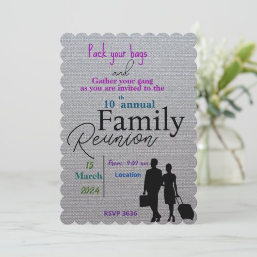 招待を集める 招待状 (スタンド正面)