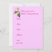 招待を集めるMysの母の日 招待状 (裏面)