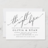 招待前の夜は暗い 招待状 (正面)