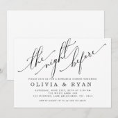 招待前の夜は暗い 招待状 (正面/裏面)