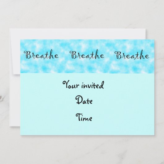 招待客 招待状 (裏面)