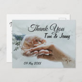 招待感謝していに出席するためのはがき ポストカード (正面/裏面)