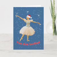 招待状からクリスマスダンスの発表会