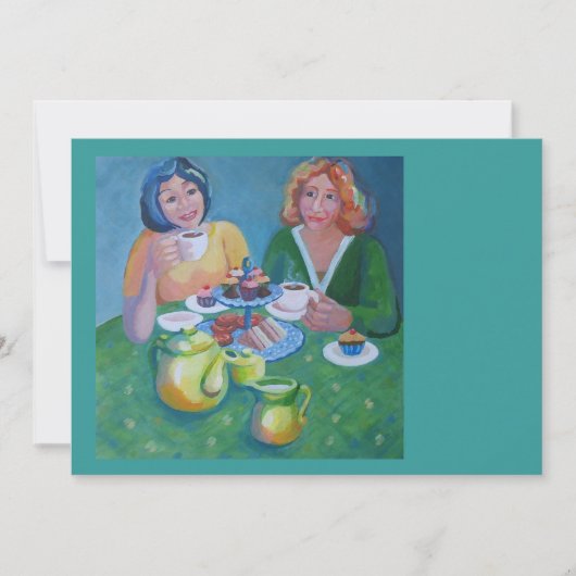 招待状からケーキ 招待状 (正面)