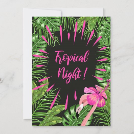 招待状からビーチパーティー。 招待状 (正面)