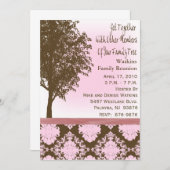 招待状からファミリ懇親会 招待状 (正面/裏面)