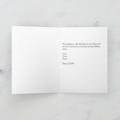 招待状からベビーの命名式 シーズンカード (内部)