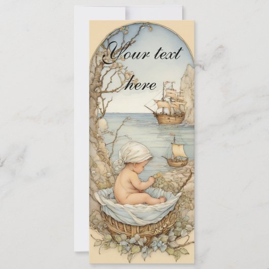 招待状からベビーシャワー 招待状 (正面)