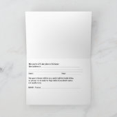 招待状から誕生日パーティーへ少年のために カード (内部)