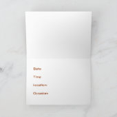 招待状から豚ロースト：幸絵画せ者 招待状 (内部)