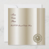 招待状すべての行事エレガントパールジェム2 招待状 (裏面)