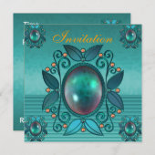 招待状すべての行事ジェイドジュエル 招待状 (正面/裏面)