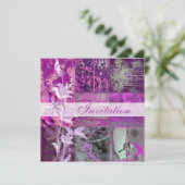 招待状すべての行事パープル通りパッチフローラ 招待状 (スタンド正面)