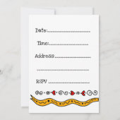 招待状すべての行事 招待状 (裏面)