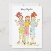 招待状でバーB-Q 招待状 (正面)