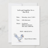 招待状でバーB-Q 招待状 (裏面)