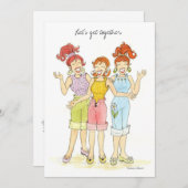 招待状でバーB-Q 招待状 (正面/裏面)