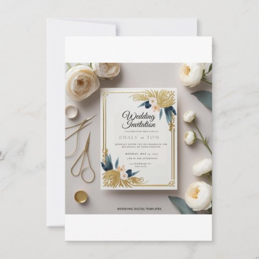 招待状とお知らせ 招待状 (正面)