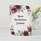 招待状とお知らせ 招待状 (スタンド正面)