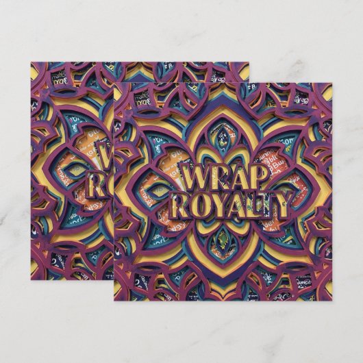 招待状とお知らせ 案内状 (正面/裏面)