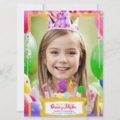 招待状とひな形> >誕生日コード カード (正面)