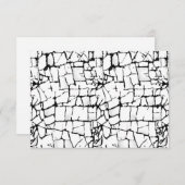 招待状とステーショナリーの返信カード 出欠カード (正面/裏面)