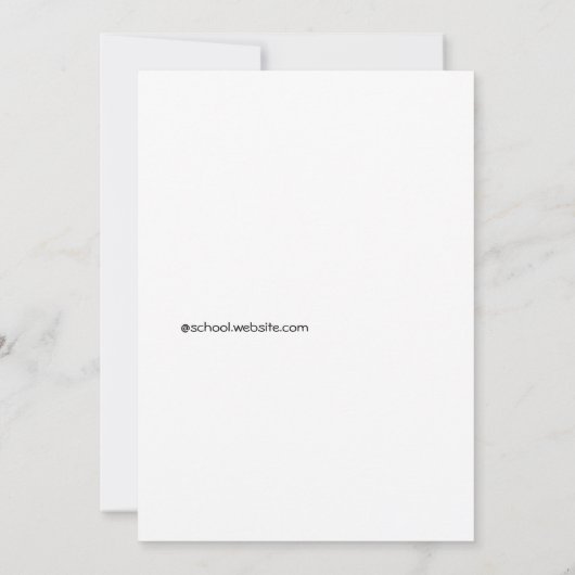 招待状とステーショナリー 招待状 (裏面)