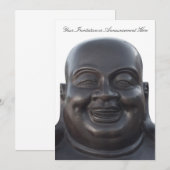 招待状と仏像彫刻 招待状 (正面/裏面)