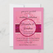 招待状と固定 招待状 (正面)