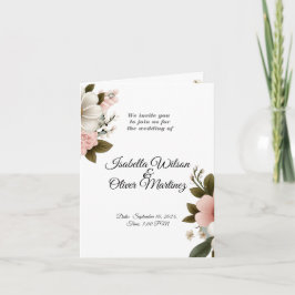 招待状と固定 招待状