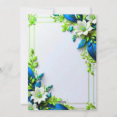 招待状と文房具> [招待状と発表] シーズンカード (裏面)