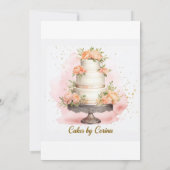 招待状と文房具> [招待状と発表] 招待状 (裏面)