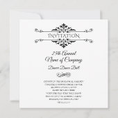 招待状にディナーパーティーボンアペティトフランスの サンキューカード (裏面)