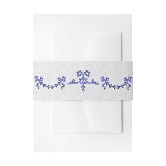 招待状のためのカスタムな腹バンド 招待状ベリーバンド (正面例)