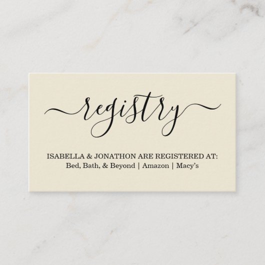 招待状のための素朴な登録の挿入物/エンクロージャ エンクロージャーカード (正面)