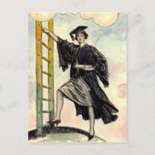 招待状のはがき成功卒業デザイン ポストカード (正面)