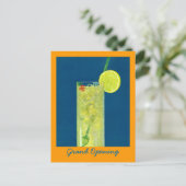 招待状のオープン~の楽しい時間の郵便はがき インビテーションポストカード (スタンド正面)