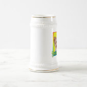 招待状のカップケーキ-ヨークシャテリア ビールジョッキ (中央)